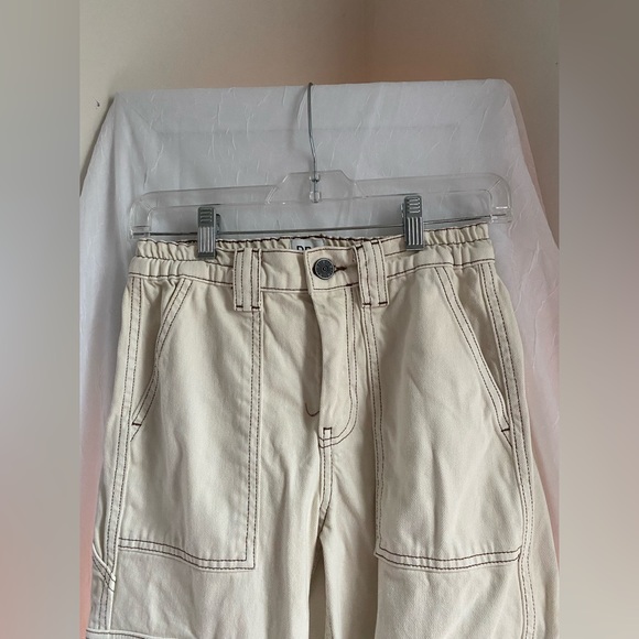 Urban Outfitters BDG cream/white denim cargo pants - Picture 2 of 5